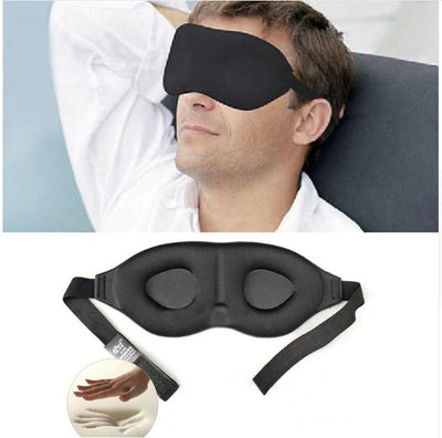 3D Contoured Sleep Mask – Light Blocking Eye Mask for Deep Relaxation & Better Sleep