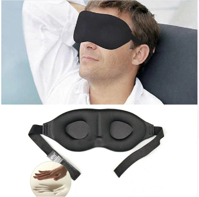 3D Contoured Sleep Mask – Light Blocking Eye Mask for Deep Relaxation & Better Sleep